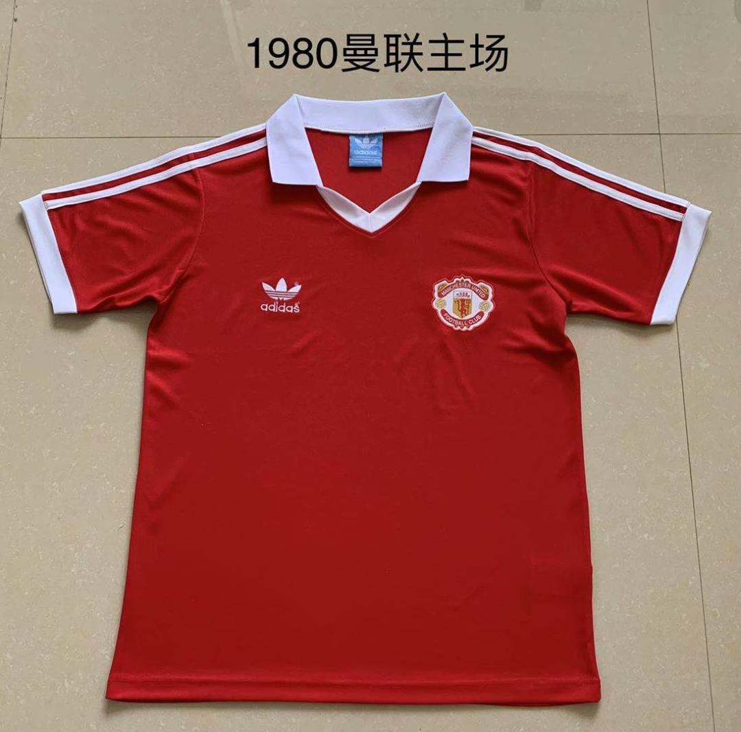 AAA Quality Manchester Utd 80/82 Home Soccer Jersey